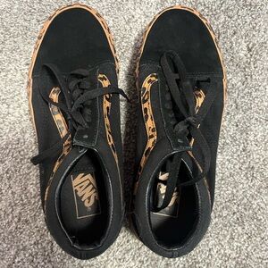 Vans Old Skool Platform Leopard